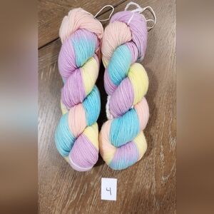 Pastel Multicolor Yarn Skeins